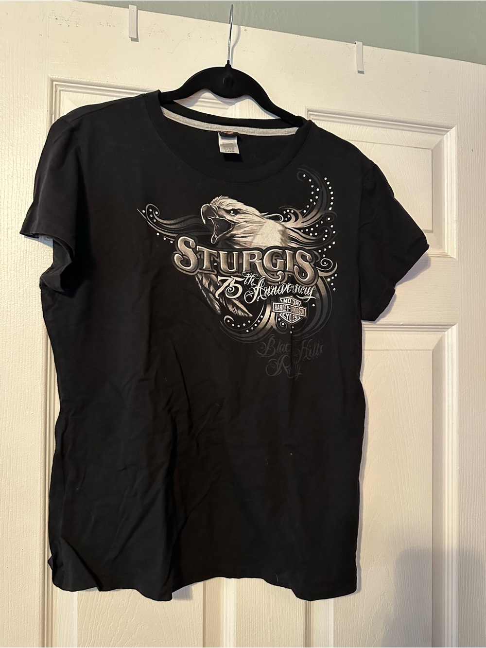 Harley-Davidson Black Sturgis Graphic Tee with Eagle